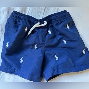 Navy Polo swim trunks